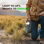 Alpatronix Camping Portable Power Station 198.4Wh (62000mAh), 100W Fast Charging Power Bank with Detachable LED Lights, Outdoor Generator with LifePO4 Battery for Home Backup, Travel & Emergencies.