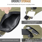 Anti Theft Crossbody Travel Bag for Women Men,Multi-pocket Crossbody Bag,Slim Sling Bag with Adjustable Strap