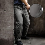 FREE SOLDIER Men's Outdoor Cargo Hiking Pants with Belt Lightweight Waterproof Quick Dry Tactical Pants Nylon Spandex