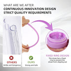 Volhoply 20oz Plastic Skinny Tumblers Bulk 10 Pack,Double Wall Tumbler with Lid and Straw,BPA Free Matte Acrylic Ice Coffee Cups With Straw,Reusable Travel Cute Mug for Party,DIY Gift(Purple,10 Set)