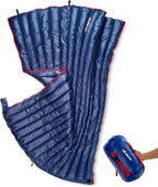 Ultralight Down Sleeping Bag - 650 Fill Power, 27oz Compact Envelope Bag for Backpacking, Camping, Hiking - 35-50f, Lightweight & Compressible, Also Ideal As a Cape