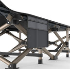 ATORPOK Camping Cot for Adults Comfortable, Tent Folding Cot for Sleeping, Lightweight Folding Bed with Carry Bag for Kids Supports 450 lbs, Office Na