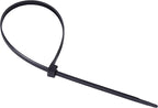 Gardner Bender 46-104UVB Cable Tie, 4 inch, 18 lb, Electrical Wire and Cord Management, Nylon Zip Tie, 100 Pk, UV Resistant Black