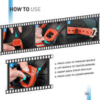 G2 21/25/30 Inches Light Weight Snowshoes for Women Men Youth, Set with Trekking Poles, Tote Bag, Gaiters,Special Fast Ratchet Binding, Orang/Blue/Red Available