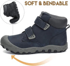 Mishansha Kids Hiking Boots Toddler Girls Boys Hiking Shoes Water-Resistant Anti-Collision Non-Slip Athletic Outdoor Trekking Boots