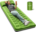 OGERY Sleeping Pad for Camping, 6" Extra-Thick Reinforced Camping Sleeping Pad with Pillows & Built-in Foot Pump, Ultralight Self Inflating Air Mattress Mat for Tent Hiking Essentials Gear