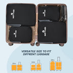 7 Set Travel Packing Organizers Compression Cubes for Suitcases Storage Bags for Compression Carry-on Easy Organizing of Travel Essentials BGTYAED