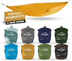 KAMMOK: Single Hammock | Made from Strong & 100% Recycled Water Resistant Ripstop Fabric | Comfortable, Packable, Lightweight (Lifetime Adventure Grade Warranty), Sunflower Gold