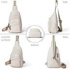 Sling Bag Crossbody Bags for Women Small Cross Body Bag Fanny Packs Chest Sling Purse for Daily Travel Leisure Sport