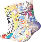 EnerWear 4 Pack Women's Merino Wool Outdoor Hiking Trail Crew Sock