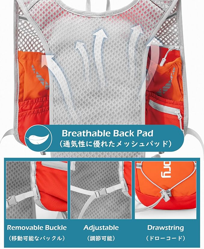 TRIWONDER Hydration Backpack Lightweight Water Pack for Men Women Hydration Pack for Cycling, Running, Hiking and Biking