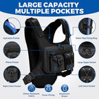 USA Original Patent Running Hydration Vest Backpack, Lightweight Chest Pack with 2.0L Water Bladder Bag Daypack for Hiking Running Cycling Race Marathon for Women Men