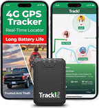 Tracki Pro GPS Tracker for Vehicles – Magnetic Waterproof 4G LTE Car Tracker, Long-Life Battery Up to 7 Months, Unlimited Distance, Smart Alerts, Hidden Tracking Device (Subscription Required)