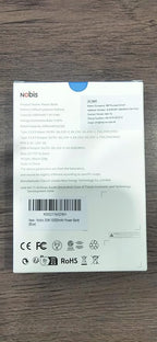 NOBIS Portable Charger, 10000mAh Power Bank Fast Charging, Battery Pack with C to C Cable, Battery Bank with Digital Display for iPhone iPad Android etc (Blue, 35W)