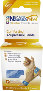 Sea-Band Anti-Nausea Acupressure Wristband for Motion Sickness, Child Size, 2 Pairs