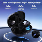 AI Translation Earbuds Real Time 3-in-1, 144 Language No Subscription Fees, Language Translator Device with APP Fit iOS & Android Bluetooth Headphones for Business Office and Travel (Bright Black)