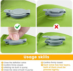 Camping Sleeping Pad, Ultralight Camping Mat with Pillow Built-in Foot Pump, Inflatable Sleeping Pads Compact for Travel, Camping Backpacking Hiking Tent Car Camp Gear