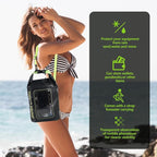 IP68 Waterproof Dry Bag, 2L - Roll Top Waterproof Pool Bag，Dry Bags for Kayaking Waterproof-w/Phone Pouch,Large Waterproof Phone Pouch,Boating & Kayak Accessories Camping (Black 5L)