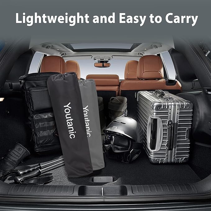 Oversized Camping Chair, Portable Folding Camping Chairs with Side Pocket, Cup Holder and Carry Bag, Heavy Duty Outdoor Camping Chairs for Adults, Fishing, Sports, Trip, up to 400lbs, Style 8