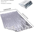 Emergency Foil Thermal Blanket (Pack of 25), 210 x 160 cm (82" x 63") Emergency shelter Survival Reflective Blankets Perfect for Outdoors, Hiking, Survival, Marathons or First Aid