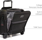 TUMI - Alpha Compact 4 Wheeled Brief - Rolling Carry On Briefcase. Laptop Bag for Commuting and Travel - Black