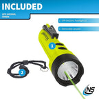 Nightstick XPP-5422GXL Intrinsically Safe Flashlight w/Green Laser - 3 AA (not Included) - Green - UL913