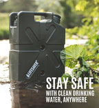 Lifesaver Jerrycan Water Purifier - Military Spec, Heavy Duty Water Purifier for Overlanding, Camping, Hiking, Emergency Preparedness and Survival Kit