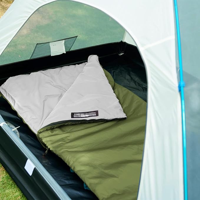 Ultralight Sleeping Bag - Envelope Lightweight Portable, Waterproof, Comfort with Compression Sack - Great for 3 Season Traveling, Camping, Hiking