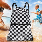 HOLYLUCK Drawstring Backpack Bag Sport Gym Sackpack