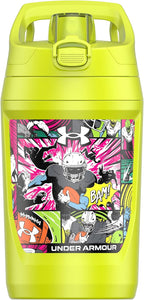 Under Armour 32 oz Insulated Water Bottles - Sports Water Jug with Handle, Fence Hook, Leak Resistant for Baseball, Football & More, 32 oz Water Bottles, Sports Water Bottle Insulated