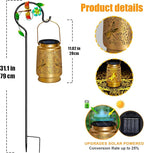 TEDOF Solar Lanterns Outdoor Waterproof Dragonfly Birthday Mothers Day Gifts for Women,Mom,Grandma,Hanging Metal Solar Garden Lights for Yard,Patio,Backyard,Porch