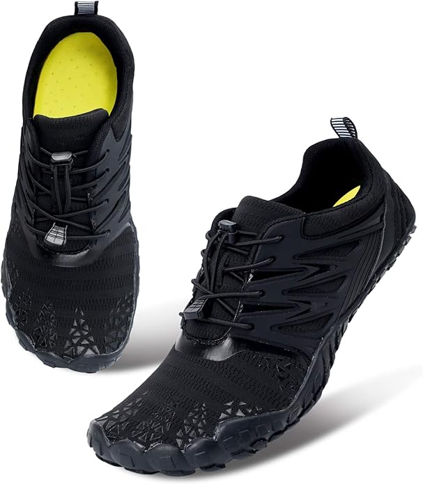 L-RUN Barefoot Water Shoes Women Mens Aqua Sock Athletic Hiking Water Sports Shoes for Swim Beach Pool Sand Diving Walking