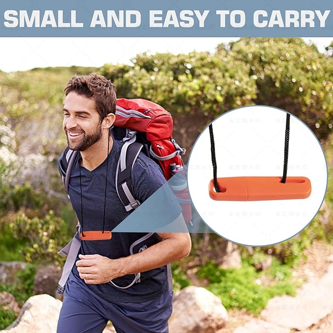 Fire Starter Kit – Lightweight Waterproof Magnesium Ferro Rod with Tinder for Camping, Hiking, Survival – Gift for Men