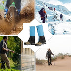 Gaiters for Hiking Waterproof, Leg Gaiters with Upgraded Zipper Design, Lightweight Shoe Gaiters for Men Women, Dirt-Proof Ripstop Hiking Gaiters, Breathable Boot Gators for Hunting