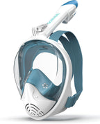 G2RISE Full Face Snorkel Mask Adults Snorkeling Set Gear for Kids with Detachable Camera Mount, Safe Breathing, Anti Fog Anti Leak