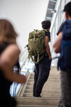 AMERICANPHOENIX 45L Elite Tactical Backpack | 3X Stronger Work & Military Backpack | Water Resistant and Heavy Duty | 3 Day MOLLE Bug Out Bag (Olive Green)