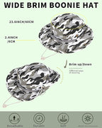 Sun Hats for Men Women Bucket Hat UPF 50+ Boonie Hat Foldable UV Protection Hiking Beach Fishing Summer Safari