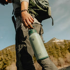 BOTTLE BOTTLE 32oz Insulated Water Bottle Stainless Steel Sport Water Bottle with Straw Dual-use Lid Design for Gym with Pill Box