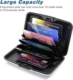 Credit Card Holder, Mini Aluminum Card Wallet RFID Blocking Slim Metal Hard Card Case for Women Men, Pink Marble