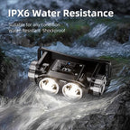 WARSUN Rechargeable LED Headlamp – 1500 Lumens, Adjustable Angle, Aluminum Alloy & ABS, IPX6 Water-Resistant, Battery Indicator, Long Battery Life – Ideal for Camping, Hiking, and Industrial Use