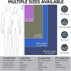 APEXUP Microfiber Travel Towel, Ultra Absorbent Quick Dry Towels, Lightweight Gym Sports Camping Towel for Workout, Yoga, Beach, Shower, Swimming (24"×12", Purple)