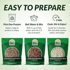 92 Serving Freeze Dried Meat Bucket | Premium Emergency Food Supply Contains 1,352g Protein | Survival Food 25 Year Shelf Life | Backpacking Meals, Prepper Supplies | Valley Food Storage