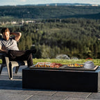 only fire Foldable X-Marks Fire Pit Cooking Grate, Portable Rectangle Campfire Grill Grate with Handles, Heavy Duty Steel Campfire BBQ Grill for Outdoor, 36 inch