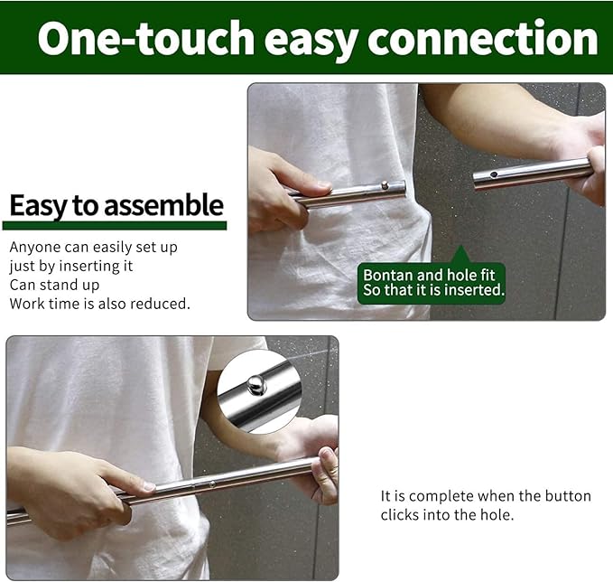 SAN LIKE Tent Pole Telescopic Adjustable tarp Poles for Camping Canopy Awning Shelter Backpacking Hiking -(Adjustable Length - Steel)