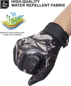RIGWARL Gloves for Cool&Cold Weather Waterproof, Winter Gloves for Men Women Touch Screen