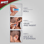 HEAROS Xtreme Protection Foam Ear Plugs, 33dB NRR 33, 200 Pairs (Blue)