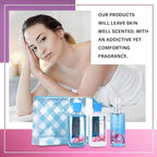 Bath and Body Gift Set for Women & Girls, City of Love Spa Set, Personal Self Care Travel Kit, 3PCS Set with Shower Gel, Body Lotion, Body Mist - Mother's Day Birthday Gifts for Her