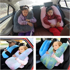 Travel Pillow Car Pillow Kid Car Sleeping The Sleeping Aid for Adults and Kids on Road Trips Kids Travel Pillow Colorful Blue