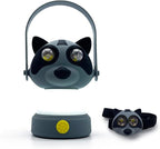 Outdoor Equipment LED Camping Lantern & Headlamp Set for Kids, FANT.LUX Battery Powered Night Light for Emergency, Hurricane, Lightweight Tent Lamp - Owl (Raccoon Set)