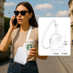 INICAT Sling Bag for Women Touchscreen Small Crossbody Cell Phone Purse Fanny Pack